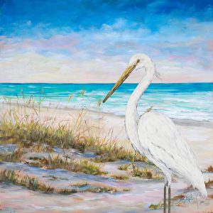 Egret on the Beach