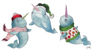 Christmas Narwhals
