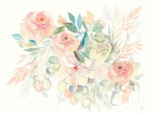 Watercolor Blossom I