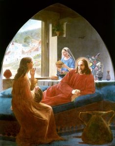 Jesus With Mary and Martha