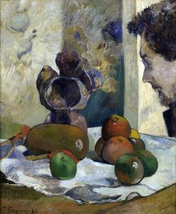 Still Life with Profile of Charles Laval