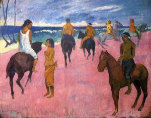 Riders On The Beach 1902