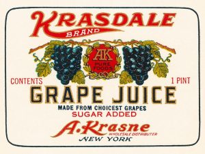 Kransdale Brand Grape Juice
