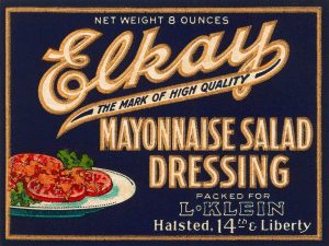 Elkay Mayonnaise Salad Dressing