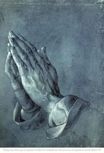 Praying Hands with Verse
