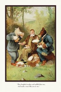 Teddy Roosevelts Bears: Teddy B and Teddy G at a Picnic
