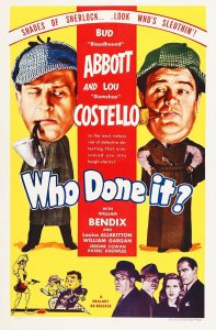 Abbott and Costello – Who Done It