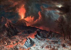Mount Vesuvius at Midnight