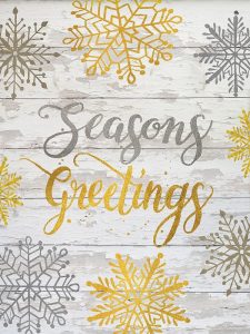 Seasons Greetings Snowflakes