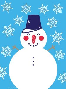 Snowflake Snowman