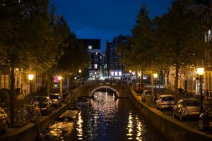 Amsterdam Canal at Night II