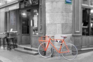 Orange Bicyclette