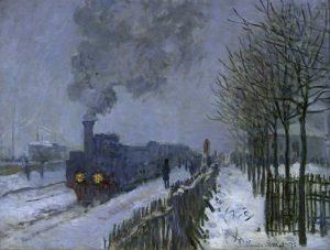 Train in the Snow, 1875
