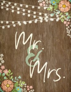 Mr and Mrs Rustic