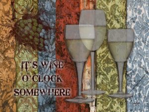 Glass Wine O Clock