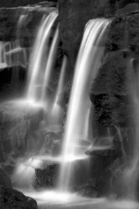 Twilight Waterfall I BW