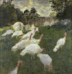 The Turkeys at the Chateau de Rottembourg, Montgeron