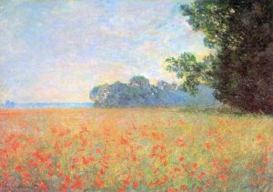 Field Of Oats With Poppies 1890