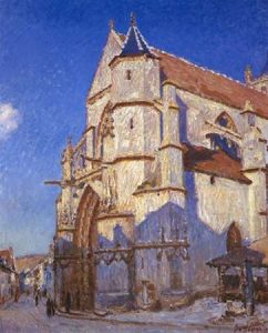 The Church At Moret