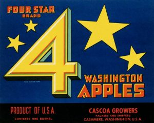 Four Star Brand Washington Apples