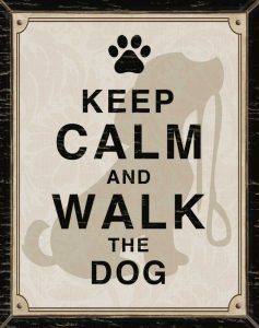 KEEP CALM AND WALK THE DOG