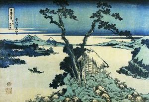 A View Of Mount Fuji Across Lake Suwa In Shinano Province 1831