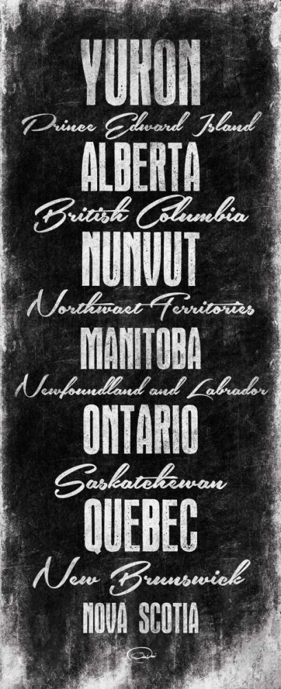 Canada Typography