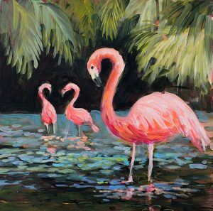 Relaxing Flamingo II