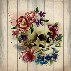 Floral Skull 1