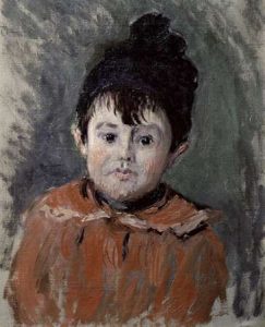 Michel Monet in a Pompom Hat, 1880