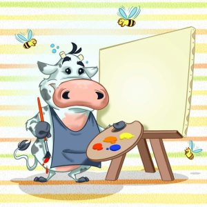 The cow painter