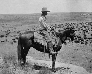 A Texas cowboy, 1907