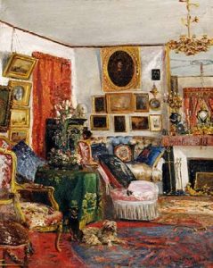 An Interior of a Sitting Room