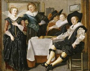 A Merry Company In An Interior
