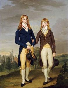 Portrait of Two Eton Schoolboys