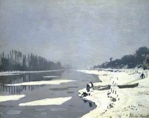Ice Floes on the Seine at Bougival, 1868