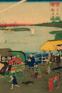 Famous places in Tokyo: real view of Takanawa (Tokyo meisho Takanawa no shinkei) #3, 1870