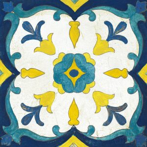 Andalucia Tiles A Blue and Yellow