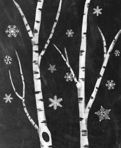 Snowy Birches IV