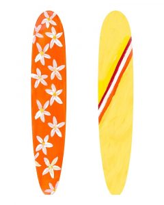 Orange and Yellow Surf Boards