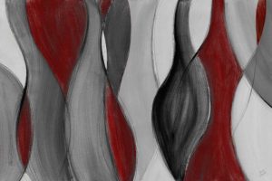 Coalescence – red gray black