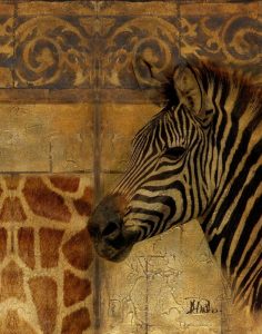 Elegant Safari I – Zebra