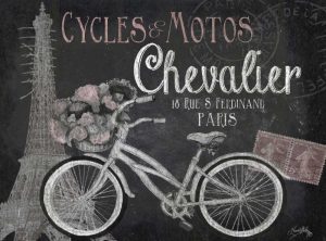 Paris Bike on Chalk Border I