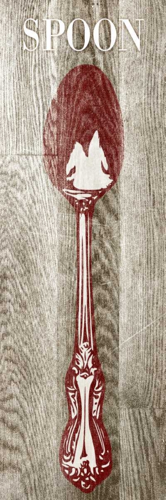 Fork and Spoon on Wood II