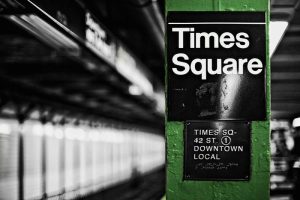 Times Square Subway Green