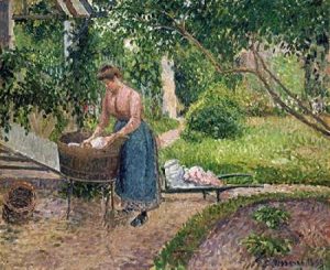 Washerwoman at Eragny