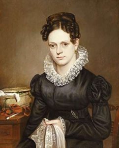 Portrait of a Lady With a Sewing Basket