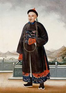 An Elegantly Dressed Chinese Hong Merchant