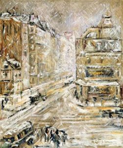 Rue De Clignacourt In The Snow