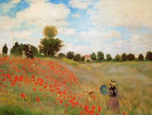 Field Of Poppies – Les Coquelicots 1873